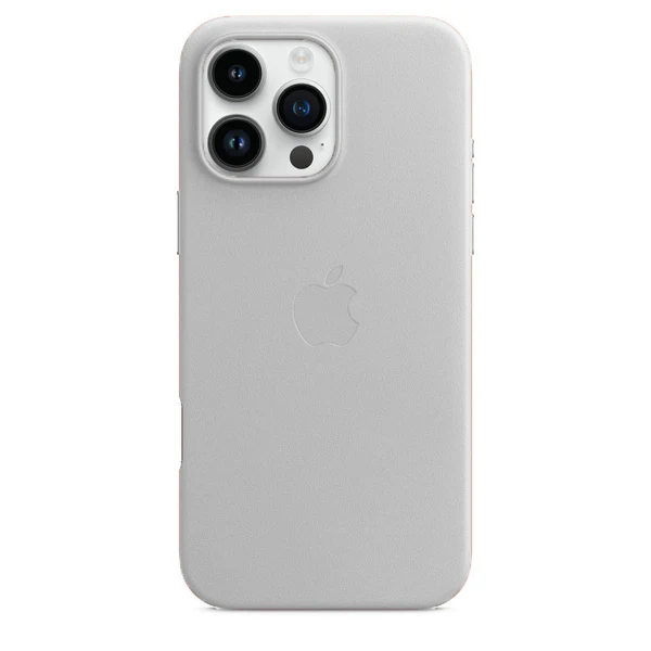 iPhone 16 Pro Leather Case Magsfe - Grey